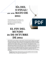 EL DÍA DEL JUICIO FINAL