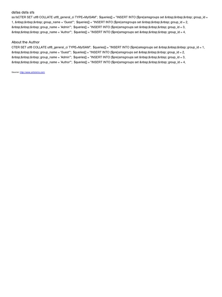 Dsfas Dsfa SFS: Source | PDF