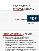 Dividend Policy of Ashok Leyland