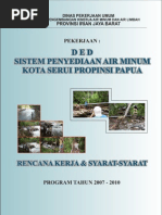 Download DED Sistem Penyediaan Air Minum Kota Serui 2006 by agusimamhamdani SN17311926 doc pdf