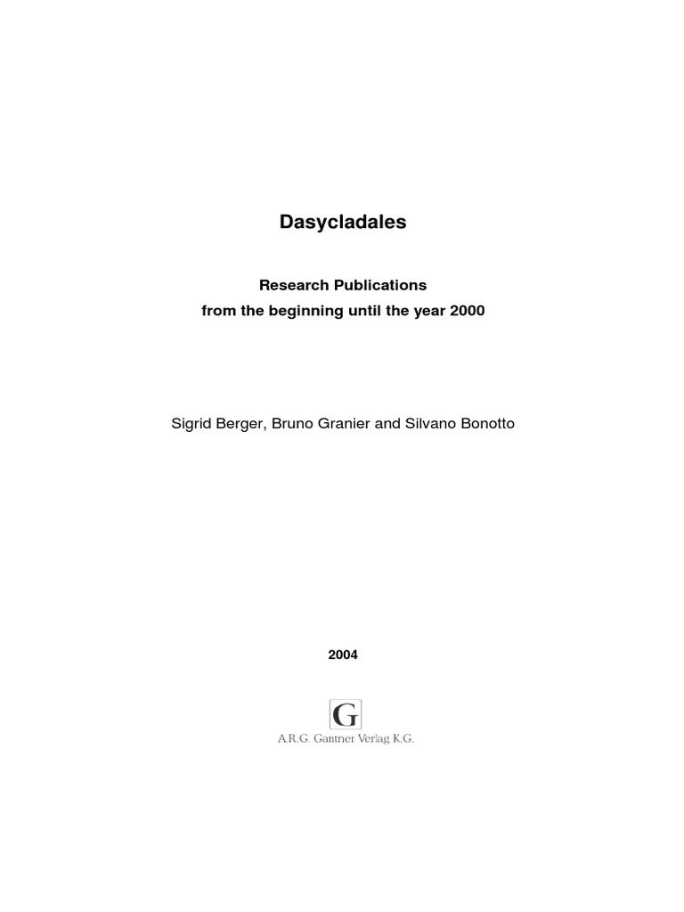 Dasycladales Paleontology Chloroplast