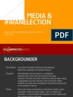 Iranian Election - Social Media Analysis (Presentation)