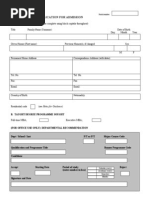 The Leeds Mba - Application For Admission: Serial Number