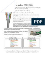 Network CAT5 Cable Info