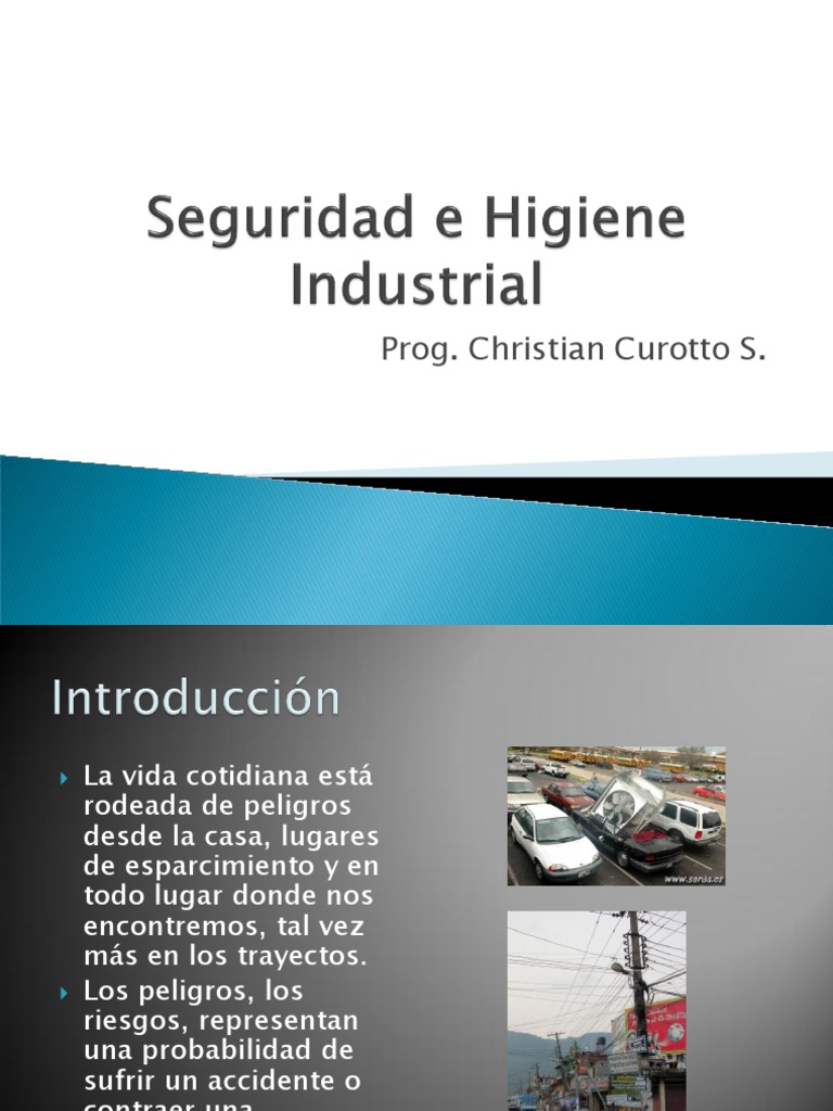 Seguridad e Higiene en el Trabajo | PDF | Seguridad y salud ocupacional ...