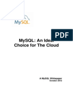 Mysql: An Ideal Choice For The Cloud