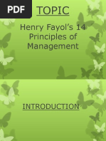 Henry Fayol Principles