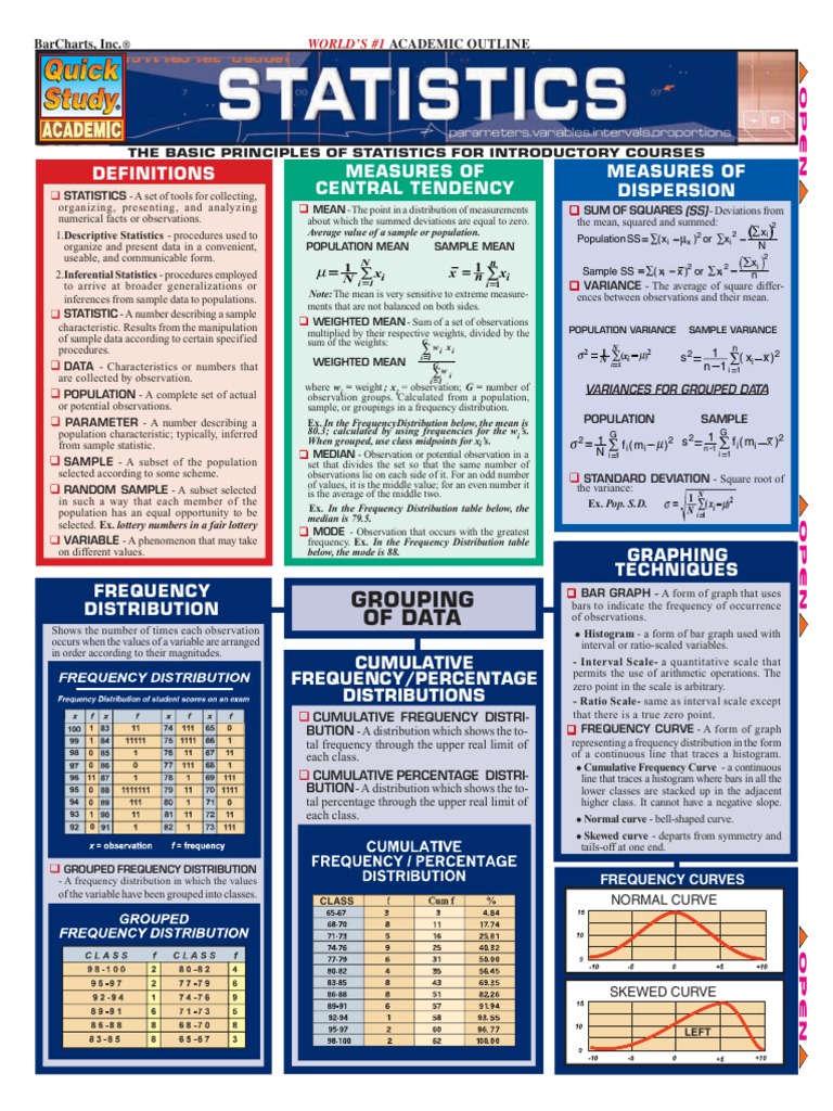 quick-study-statistics