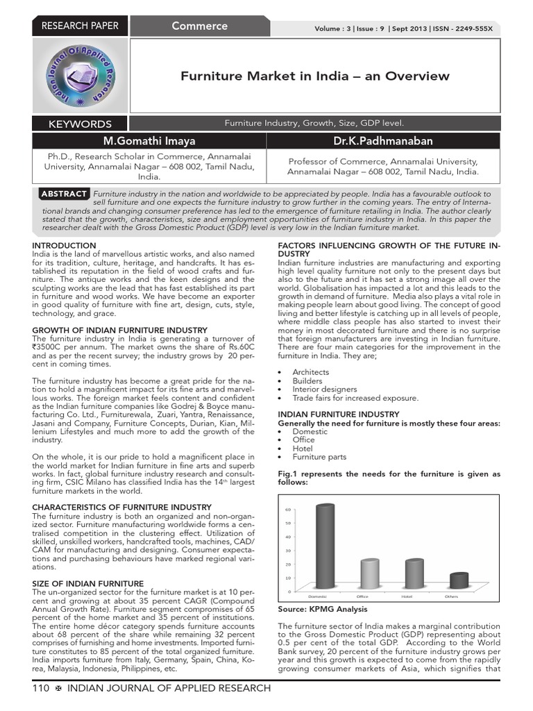 Furniture Research Paper | PDF | Supply Chain Management | Brand