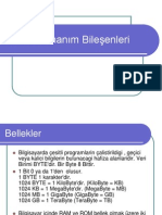 Temeldonanimbilesenleri Bellekler