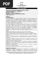 PLANO DE DISCIPLINA PADRÃO