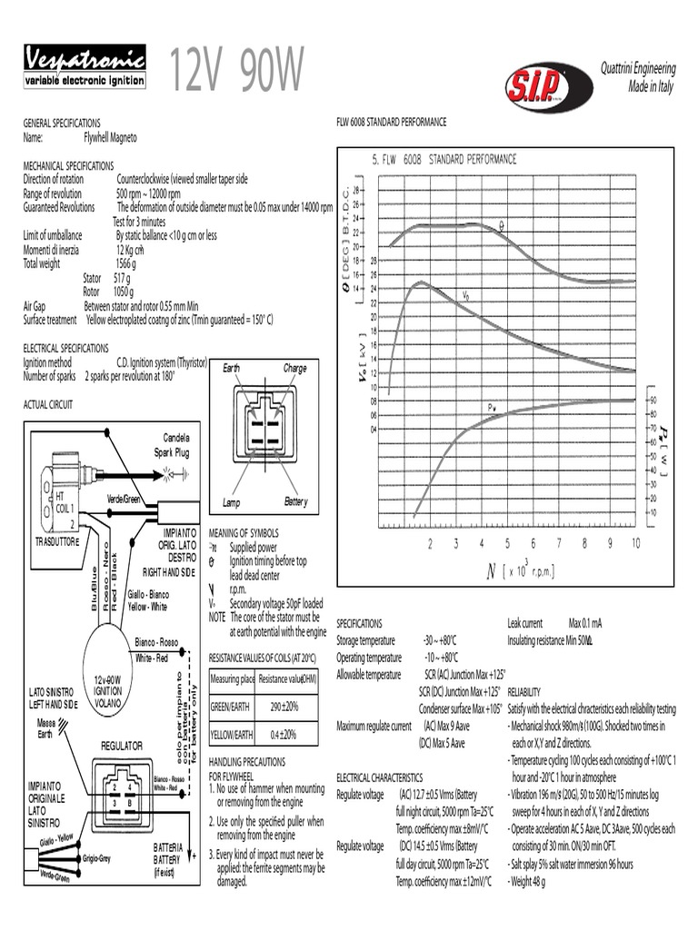 Vespa Tronic | PDF | Ignition System | Electrical Engineering