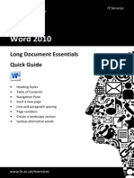 Long Document Essentials Quick Guide R04