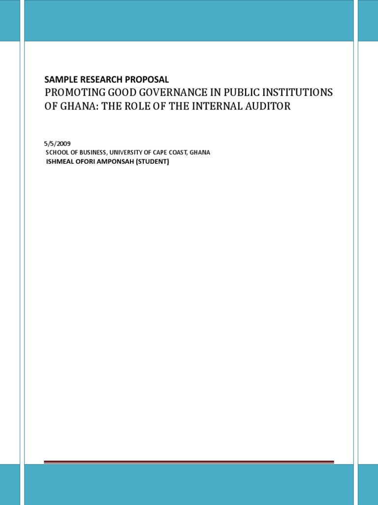 Research proposal topics in internal auditing image