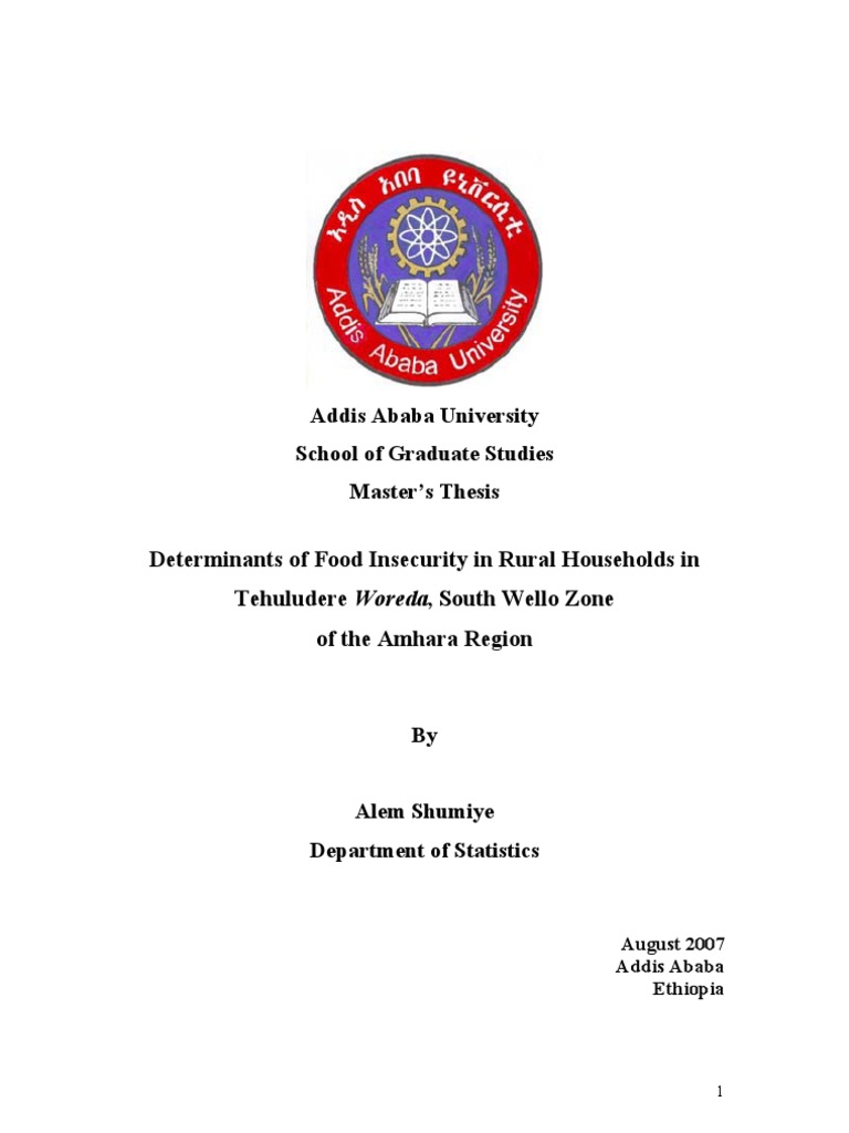 Rural Food Insecurity Factors | PDF | Food Security | Famine