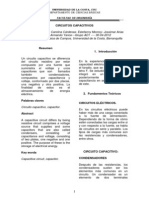 Circuitos capacitivos: Estudio de capacitancia en serie y paralelo