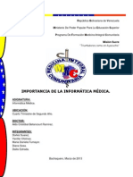 TRABAJO de Informatica Medica