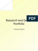Research & Desighn Portfolio