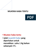 Muatan Haba Tentu 