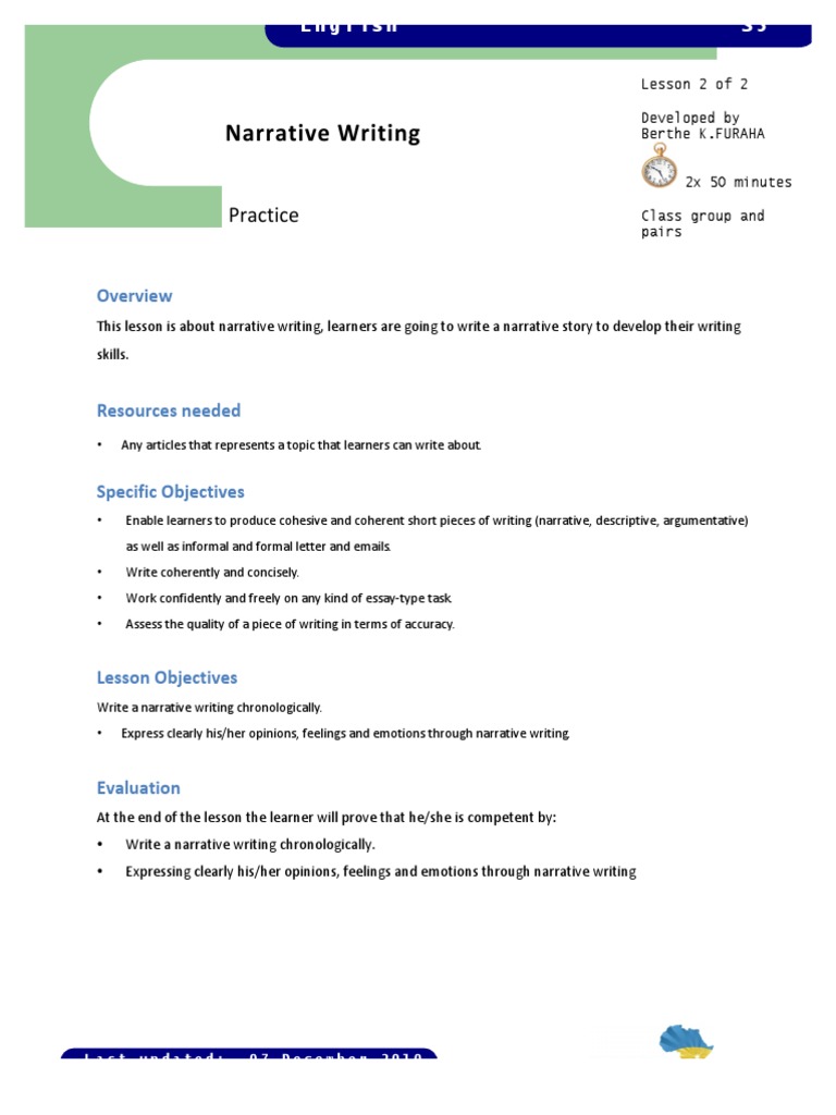 S5 English Language Narrative Writing Practice L2 LT | PDF | Astronauts ...