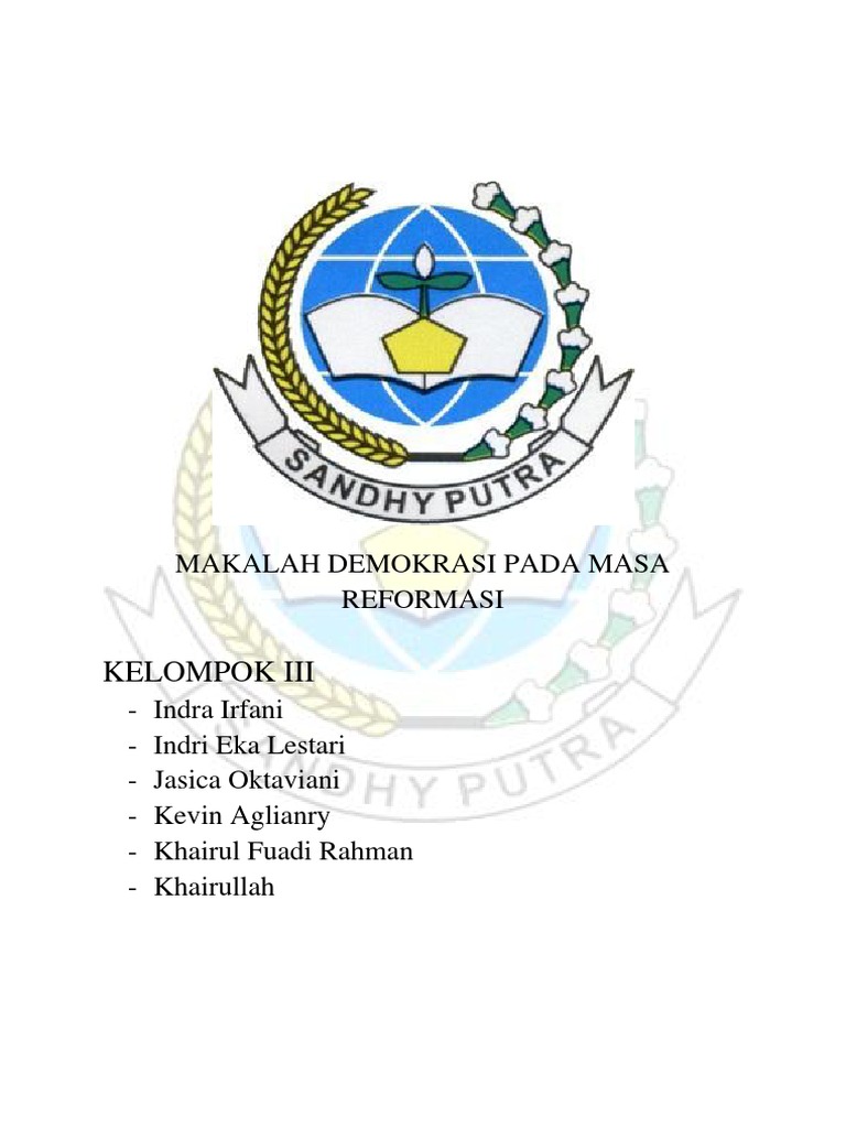 Makalah Pendidikan Islam Pada Masa Reformasi Terkait