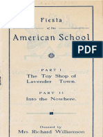 Playbill for "Fiesta of the American School" - 193?