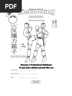 Kickboxing Guidebook Free Download