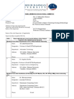 Anusuya - Ph.D. List of Panel Members For Doctoral Committee