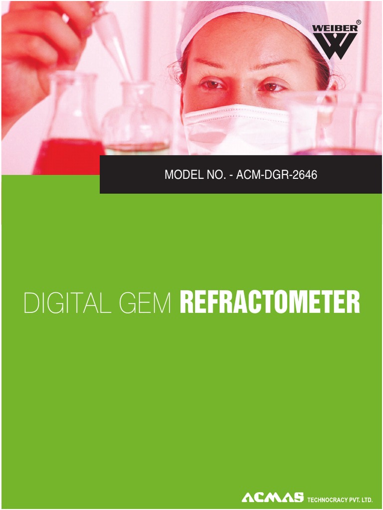 Digital Gem Refractometer PDF Gemstone Radiation