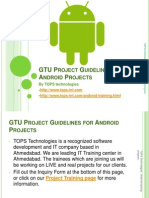 GTU Guidelines for Project on Android