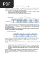 Bus 188 - Chapter 5 - Database Processing