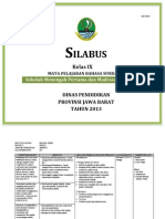 Silabus SMP Kelas Ix 2013 PDF