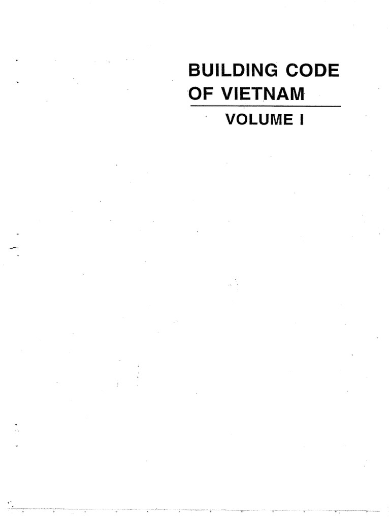 Building Code of Vietnam Vol 1 | PDF