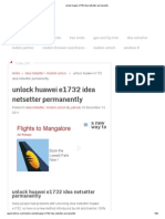 Unlock Huawei E1732 Idea Netsetter Permanently