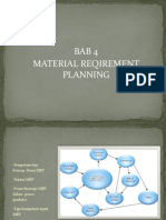 Material Requirement Planning