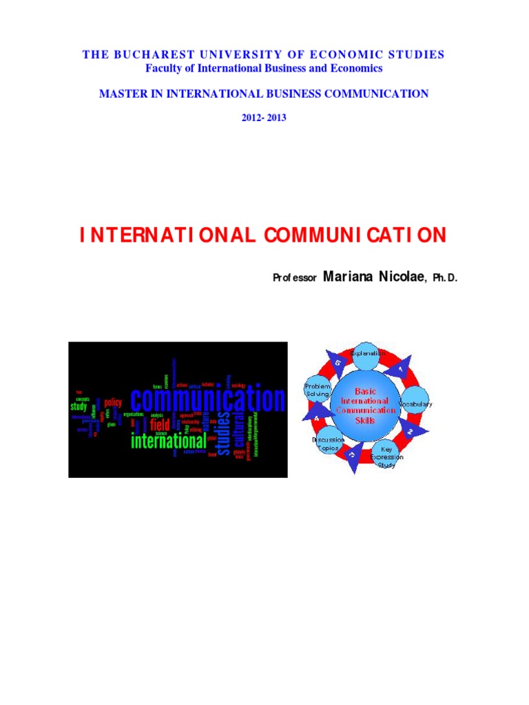 WHAT IS INTERNATIONAL COMMUNICATION COURSE intelligence overview