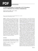 Download 1-Aminocyclopropane-1-Carboxylate ACC Deaminase Genes in Rhizobia by carnivorek SN173326357 doc pdf