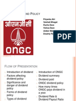 ONGC Dividend Policy - PPTX Presentation
