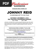 Download Johnny Reid A Christmas Gift To You Tour by Budweiser Gardens SN173343673 doc pdf