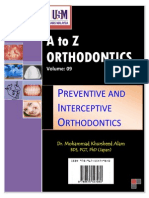 A To Z Orthodontics Vol 9 Preventive and Interceptive Orthodontics
