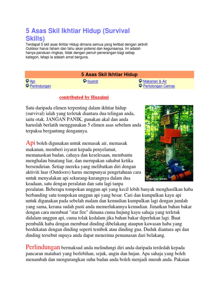 5 Asas Skil Ikhtiar Hidup Pdf