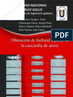 Obtención de Furfural A Partir de La Cascarilla