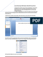 Memasukkan Animasi Flash Dalam MS Power Point