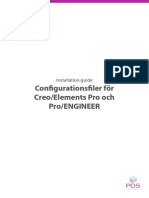 Configurationsfiler För Creo/Elements Pro Och Pro/Engineer: Installation Guide