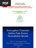 Download SubKomite Dalin Komite Medik - 18 Pencegahan Transmisi Infeksi Pada Hemodialisis by Dody Firmanda SN17338983 doc pdf