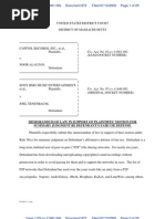 Download Plaintiffs Motion for Summary Judgment on Fair Use in Sony v Tenenbaum by Ben Sheffner SN17339293 doc pdf