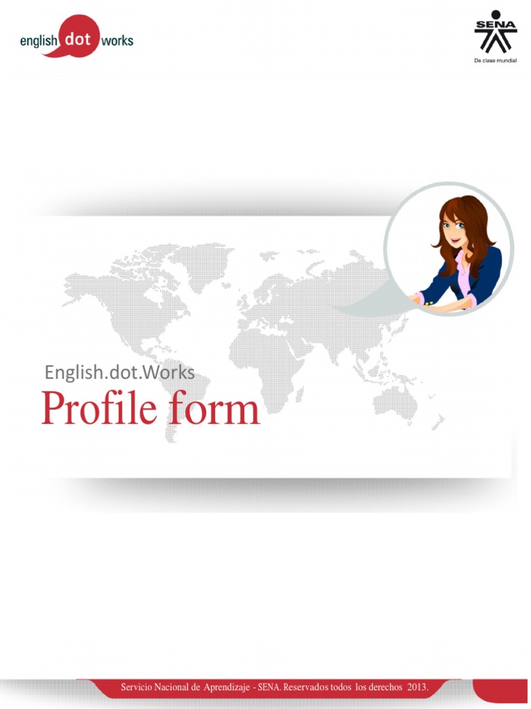 Profile Form for SENA Applicants | PDF