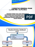 PPH Pasal 21 Per 31 2012