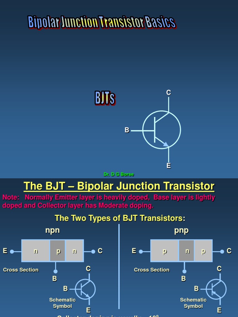 Bjt Basics 1 Bipolar Junction Transistor Amplifier