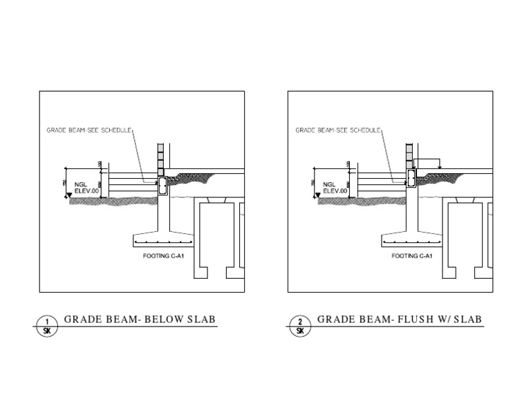 Grade Beam Elevation PDF
